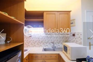 Kitchen Simply Look 1BR Apartment Middle Floor with City View at Semanggi Apartment