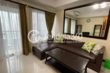 Living Room Well Located 4BR Apartment at Sudirman Park Apartment Low Floor