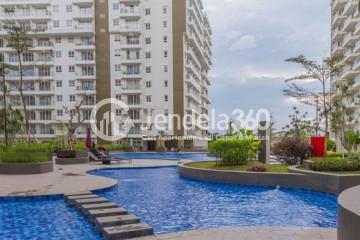 Balcony Low Floor 2BR Apartment with City View at Gateway Pasteur Apartment