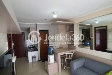 Living Room Low Floor 2BR Apartment with City View at Gateway Pasteur Apartment