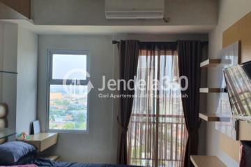 Bedroom Elegant Studio Apartment Middle Floor with City View at Thamrin District Bekasi