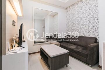 Living Room Thamrin Residence Apartment 1BR View City