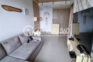 Living Room 2BR Apartment with City View at The Oasis Cikarang Apartment