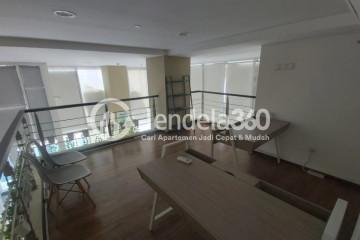 Balcony Simply Look Studio Apartment Low Floor with City View at Brooklyn Alam Sutera Apartment