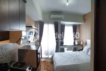 Bedroom Studio Apartment with City View at Grand Dhika City Apartment