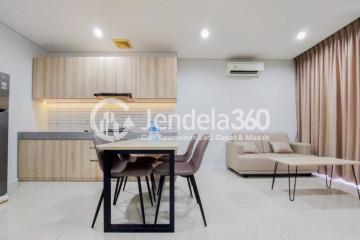 Living Room Spotless 2BR Apartment Middle Floor with  View at Paddington Heights Apartment