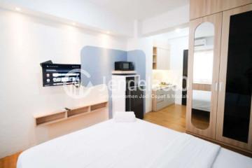 Bedroom Low Floor Studio Apartment with  View at Menara Rungkut Apartment