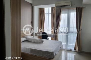 Bedroom Affordable Studio Apartment Middle Floor with City View at Taman Melati Jatinangor Apartment