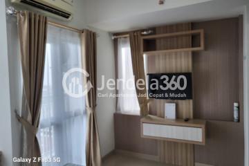 Bedroom Affordable Studio Apartment Middle Floor with City View at Taman Melati Jatinangor Apartment