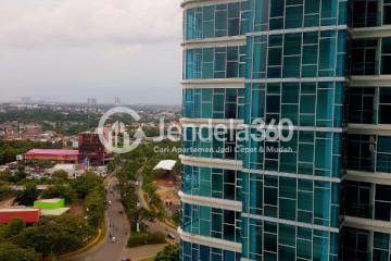 Balcony Compact 1BR Apartment at Brooklyn Alam Sutera Apartment Middle Floor