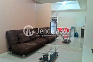 Living Room Simply Look 1BR Apartment High Floor with City View at Cosmo Terrace - Jakarta Residence Thamrin City