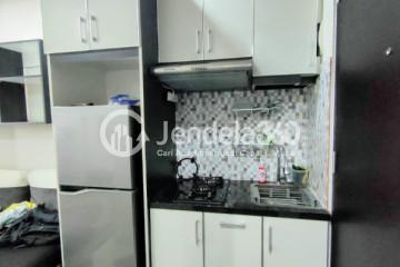 Kitchen Modern Studio Apartment at Atlanta Residence Middle Floor