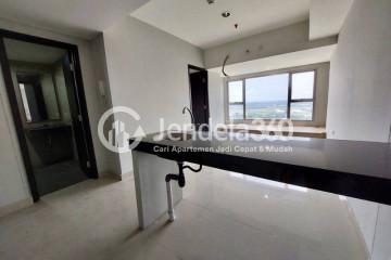 Kitchen High Floor 1BR Apartment with City View at Orange County Lippo Cikarang