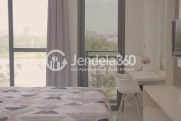 Bedroom Fancy Studio Apartment at Monroe Jababeka Apartment Low Floor