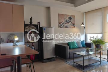 Living Room Homey 1BR Apartment at Royale SpringHill Residence Tower Bulgary