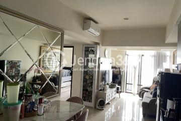 Living Room 2BR Apartment with  View at The Accent Bintaro