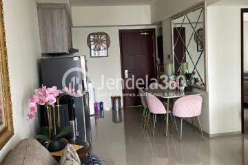 Living Room 2BR Apartment with  View at The Accent Bintaro