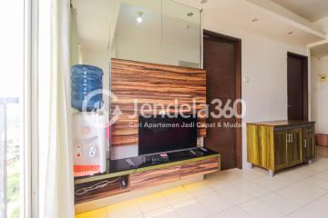 Living Room Cozy 2BR Apartment Middle Floor with City View at Puri Park View Apartment