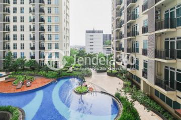 Balcony Puri Orchard Apartment Studio View Swimming Pool