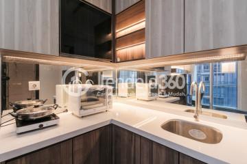 Kitchen Tidy Studio Apartment at Brooklyn Alam Sutera Apartment with City View