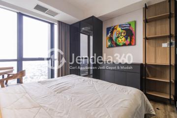 Bedroom Luxurious 1BR Apartment at Alam Sutera with Unblocked City View