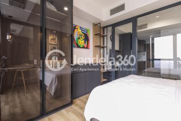 Bedroom Luxurious 1BR Apartment at Alam Sutera with Unblocked City View