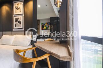 Bedroom Luxurious 1BR Apartment at Alam Sutera with Unblocked City View