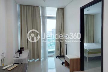 Living Room Tidy 1BR Apartment at Brooklyn Alam Sutera Apartment Tower B