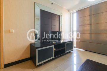 Living Room 1BR Paladian Park Apartment at Tower C