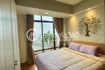 Bedroom Low Floor Studio Apartment with swimming pool View at The Accent Bintaro