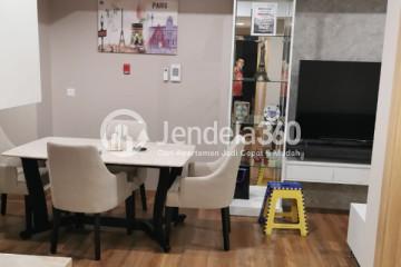 Dining Room Well Furnished 2BR Apartment High Floor with City View at Holland Village Apartment