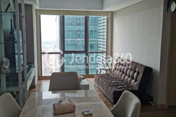 Living Room Well Furnished 2BR Apartment High Floor with City View at Holland Village Apartment