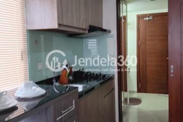 Kitchen Decorative Studio Apartment Low Floor with City View at The Accent Bintaro