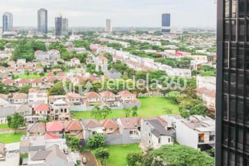 Balcony Middle Floor Studio Apartment with City View at Brooklyn Alam Sutera Apartment