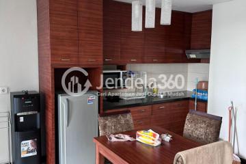 Kitchen Restful 1BR Apartment Low Floor with City View at El Royale Bandung Apartment