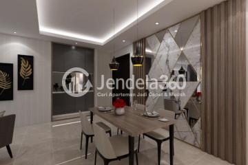 Dining Room Middle Floor 2BR Apartment with  View at The Masterpiece Condominium Epicentrum