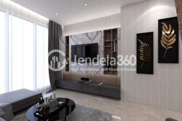 Living Room Middle Floor 2BR Apartment with  View at The Masterpiece Condominium Epicentrum