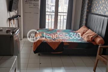 Bedroom Stunning Studio Apartment Middle Floor with City View at Mutiara Bekasi Apartment