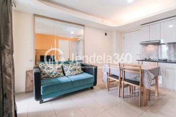 Living Room Lovely 3BR Apartment at Bassura City Apartment Tower Geranium