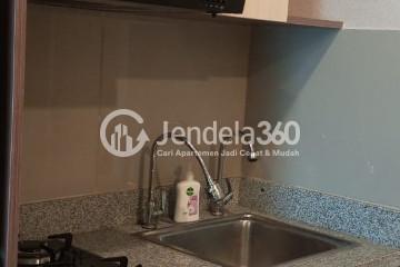 Kitchen Elegant Studio Apartment Low Floor with  View at Grand Kamala Lagoon Apartment