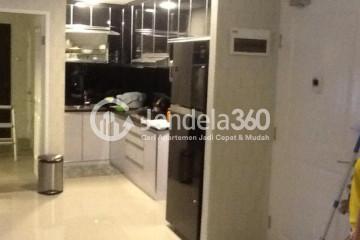 Kitchen 3BR Apartment with City View at Mediterania Boulevard Kemayoran