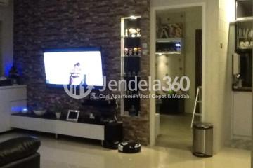 Living Room 3BR Apartment with City View at Mediterania Boulevard Kemayoran