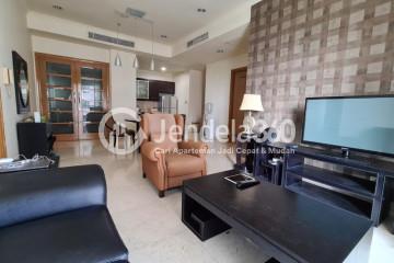 Living Room Simply Look 2BR Apartment at Senayan Residence Middle Floor