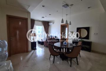 Living Room Simply Look 2BR Apartment at Senayan Residence Middle Floor