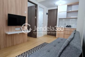 Living Room Emerald Bintaro Apartment 2BR Semi Furnished