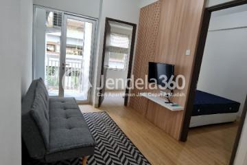 Living Room Emerald Bintaro Apartment 2BR Semi Furnished