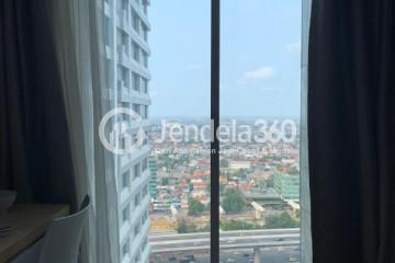 Bedroom High Floor 1BR Apartment with City View at Grand Kamala Lagoon Apartment