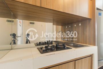 Kitchen Excellent Studio Apartment at Akasa Pure Living Apartment Middle Floor