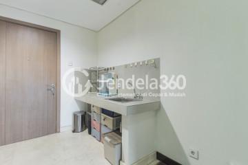 Kitchen Peaceful Studio Apartment at Puri Orchard Apartment Low Floor