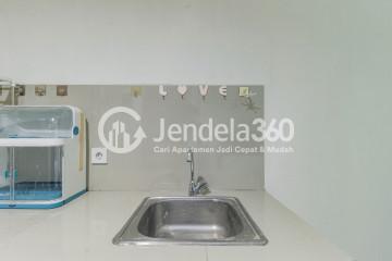 Kitchen Peaceful Studio Apartment at Puri Orchard Apartment Low Floor